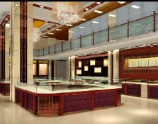 中国元素在珠宝店面与展柜中的运用