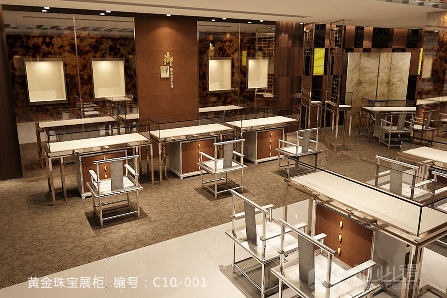 “雍容”黄金珠宝专卖店展柜——C10系列