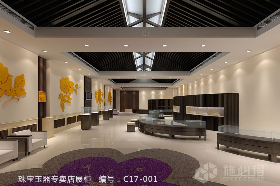 “生机盎然”珠宝玉器专卖店展柜——C17系列