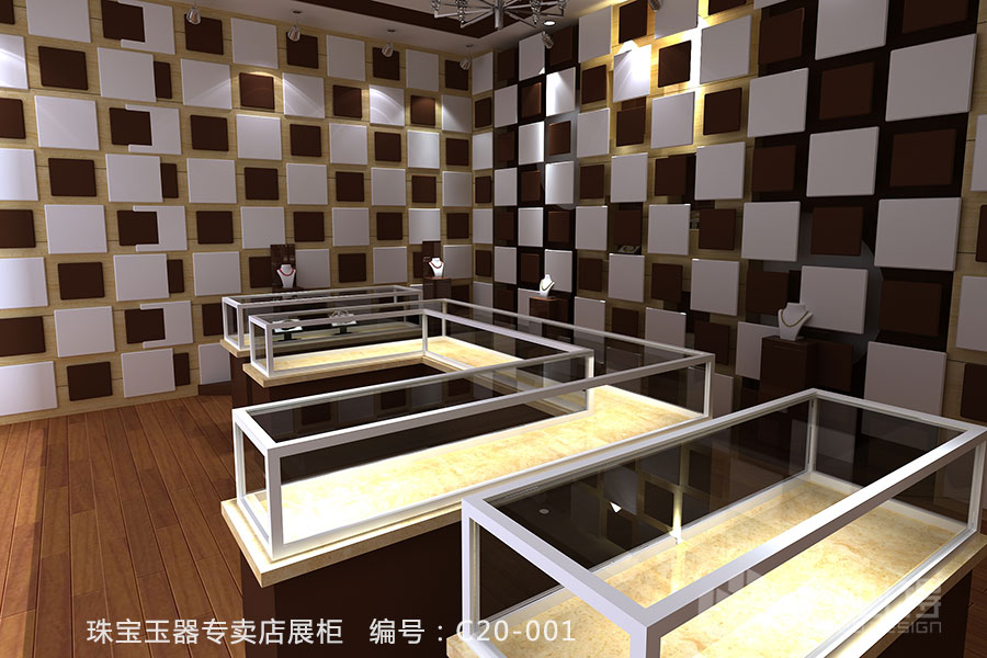 “雅格”珠宝玉器专卖店展柜——C20系列