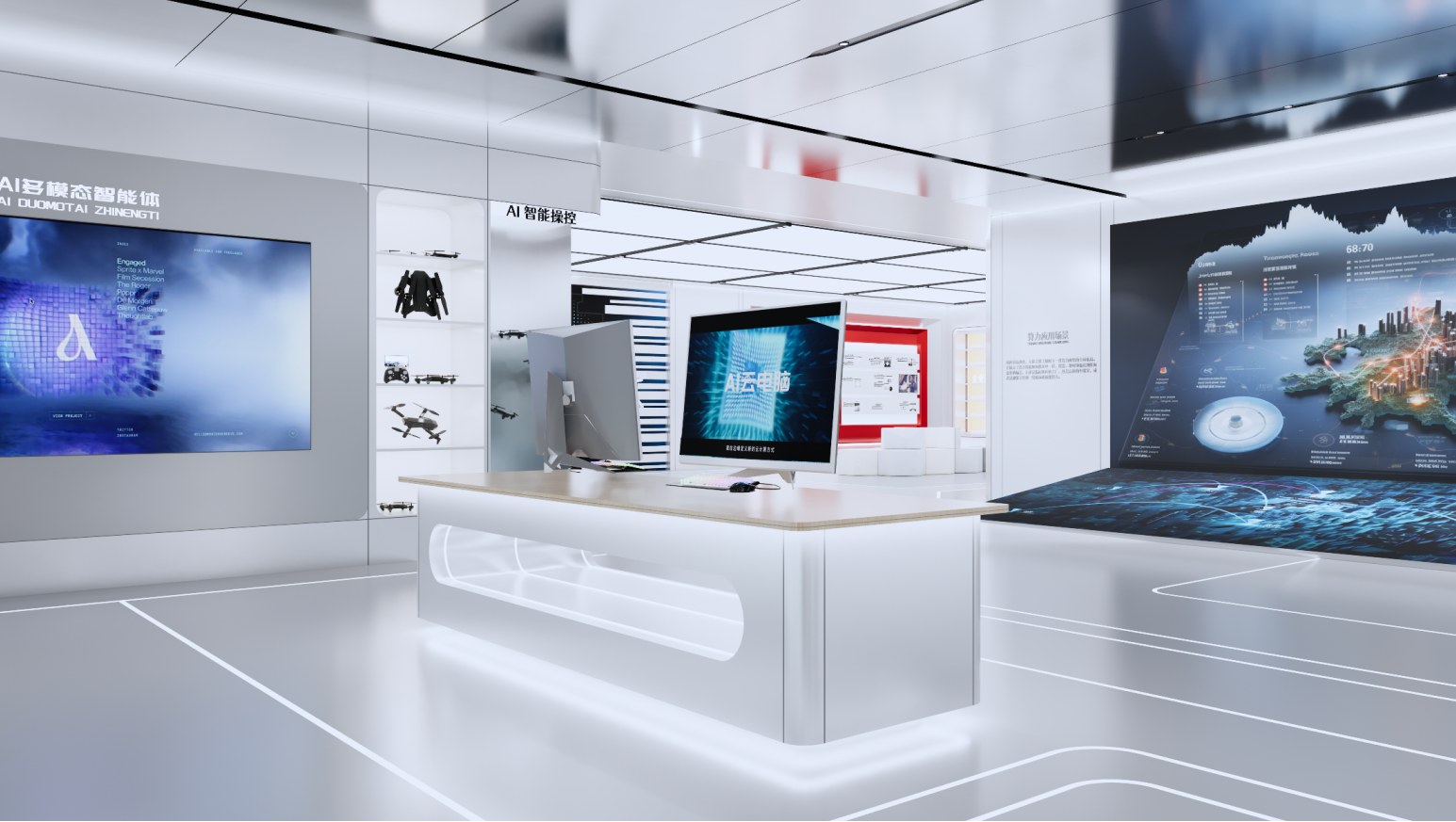 杭州顺网科技股份有限公司企业展厅设计